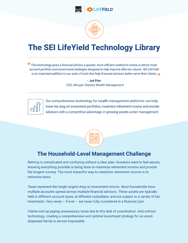 SEI Lifeyield technology library one-pager