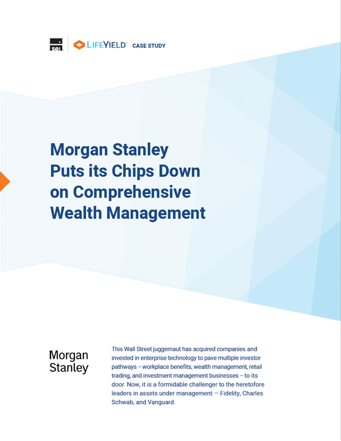 Screenshot of Morgan Stanley case study first page