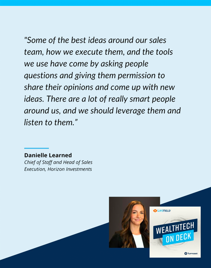 wealthtech on deck podcast - Danielle Learned