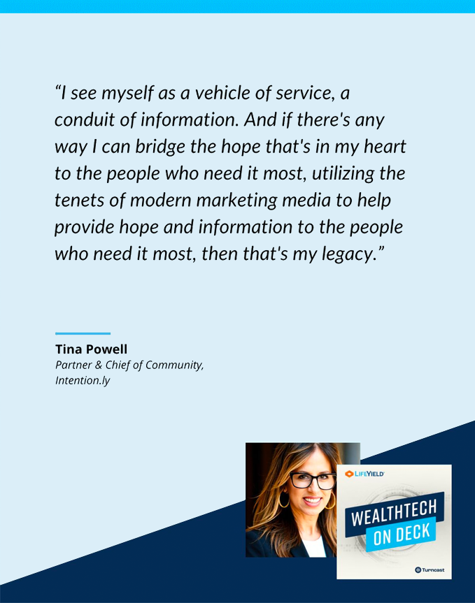 wealthtech on deck podcast - Tina Powell