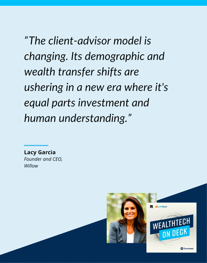 wealthtech on deck podcast - Lacy Garcia